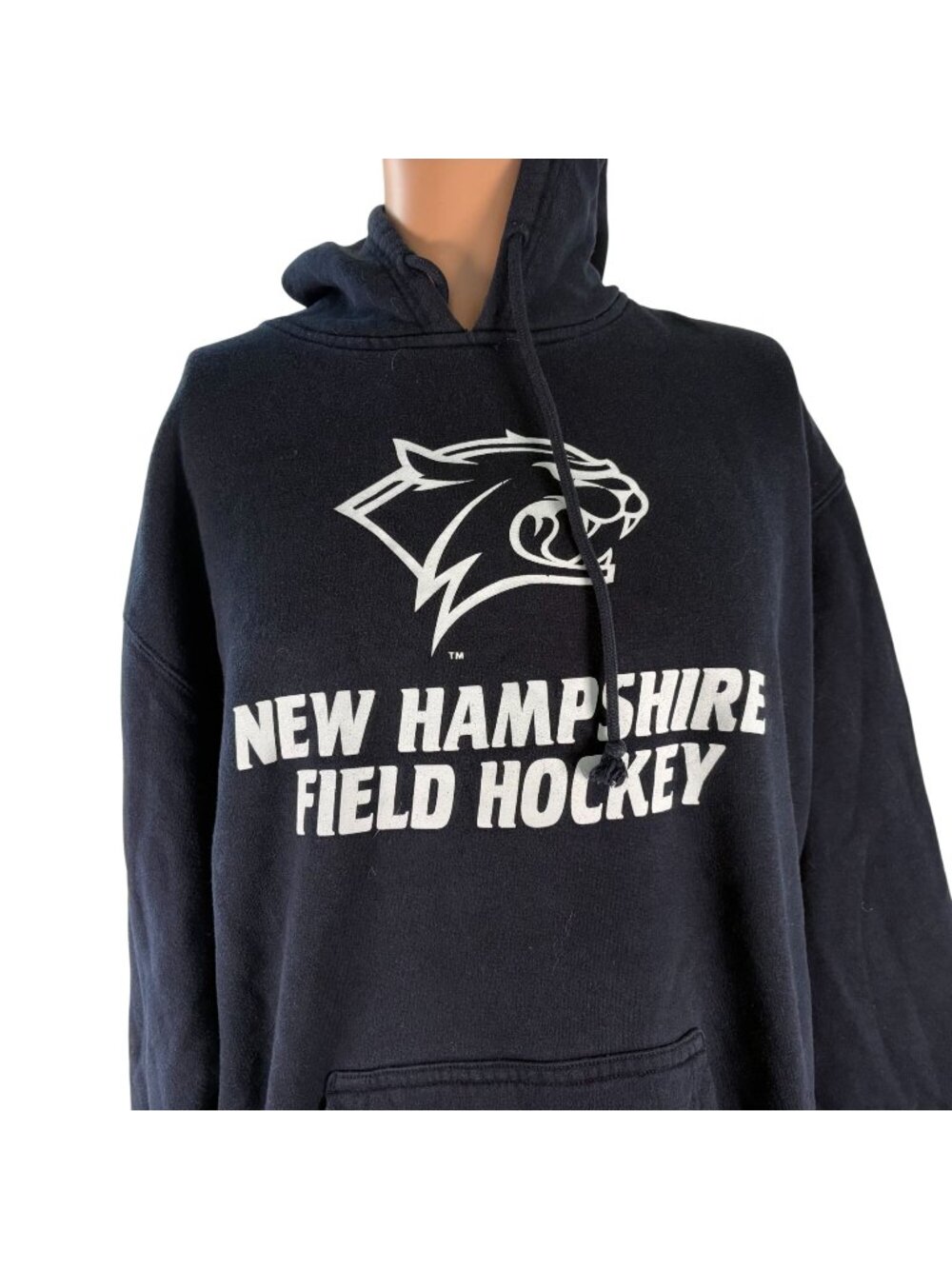 New Hampshire Wildcats Hoodie Sweatshirt Mens Size L Field Hockey NCAA College
